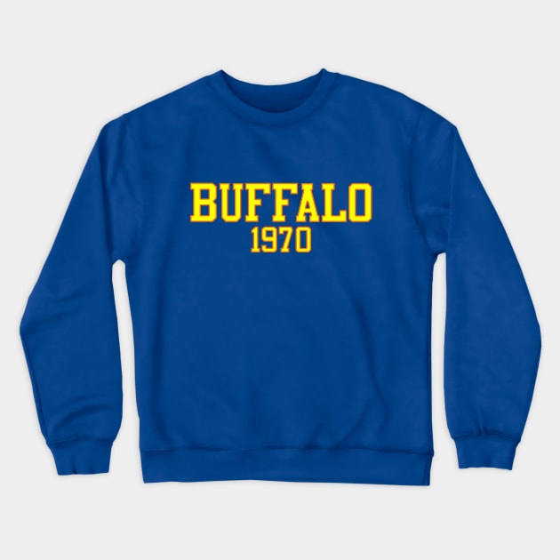 Buffalo 1970 (Basketball) Crewneck Sweatshirt by GloopTrekker